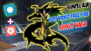 Cara edit video free fire effect naga di Avee player