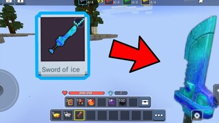 New Ice Sword in Bedwars Blockman Go