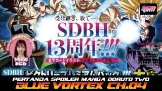 PERTANDA SPOILER MANGA BORUTO TWO BLUE VORTEX CHAPTER 4 AKAN KELUAR LEBIH CEPAT