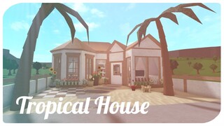 Roblox | Bloxburg Tropical House Speedbuild | Tapioca