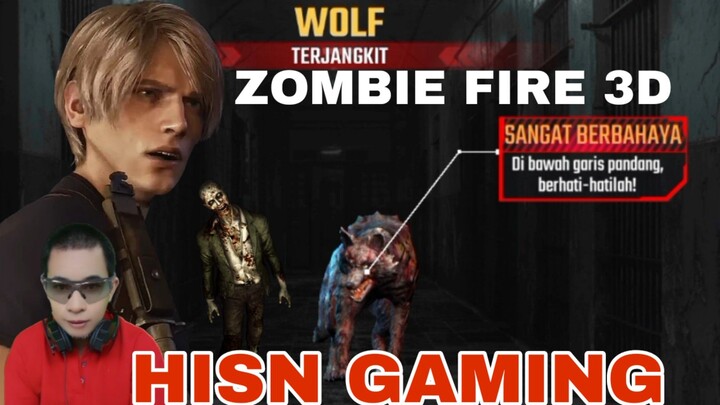game zombie fire 3D,  wolf terjangkin di kota bersalju