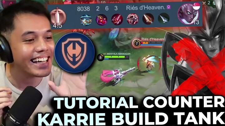 Cara counter karrie tank yang lagi meta!! Sampe gak bisa berkutik!! - Mobile Leg