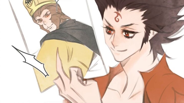 [Mermaid famous scene | Oubing CP] Nezha x Black Myth - Crane Immortal