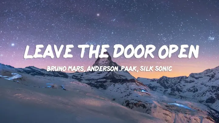 Leave The Door Open Bruno Mars Anderson Paak Silk Sonic Lyric Video Bilibili Leave The Door Open Bruno Mars Anderson Paak Silk Sonic Lyric Video Bilibili