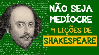4 lições de SHAKESPEARE | Aprenda com William Shakespeare