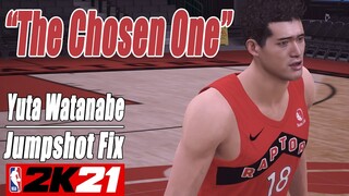 Yuta Watanabe Jumpshot Fix NBA2K21 with Side-by-Side Comparison