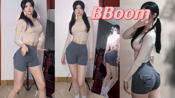 กระจกดิสโก้ทรงหางม้าแฝดสีสันสดใส BBoom BBoom เต้นสุดพลัง เผาผลาญไขมัน