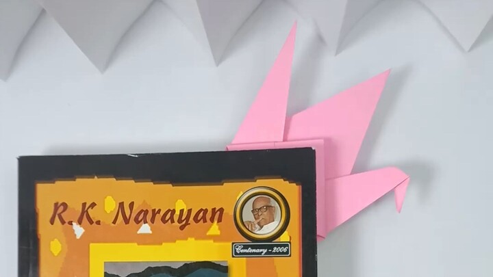 🕊️ Wings Between the Pages | Crane Origami Bookmark.