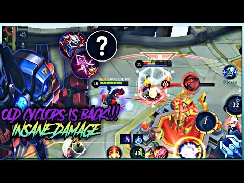 Old Cyclops is Back!!🔥|| INSANE DAMAGE || (GAMEPLAY,GUIDE) BUFFED CYCLOPS NEW UPDATE, SKIN GIVEAWAY