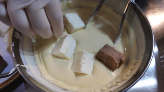 - / fried milk - korean street food