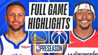 GOLDEN STATE WARRIORS vs WASHINGTON WIZARDS FULL GAME HIGHLIGHTS | 2023 NBA Preseason NBA 2K23