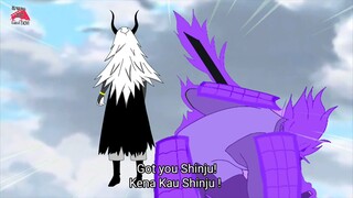 Armor Perfect Susanoo Sasuke Vs Otsutsuki Shinju | Boruto Two Blue Vortex 716