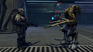 Halo Combat Evolved Anniversary - Marines VS. The Flood