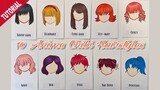 HOW TO DRAW | 10 Anime Chibi Hairstyles | Step-by-Step | Anime Fan Art by Roa Ross