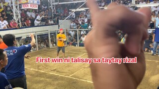 First win ni talisay.