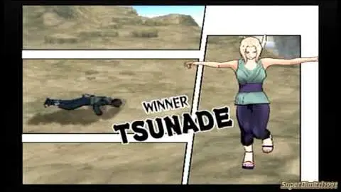 Naruto Ultimate Ninja 3-Minato Tsunade Sakura & Choji Vs Shikamaru Shizune Anko & Konohamaru