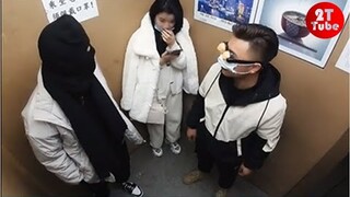 2T Elevator Prank Asia #28 (Eng Sub)