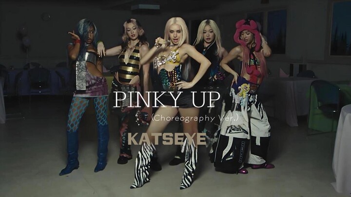 [4K/Bilingual Subtitles/New Song Dance Version] KATSEYE - PINKY UP (Choreography Ver.)