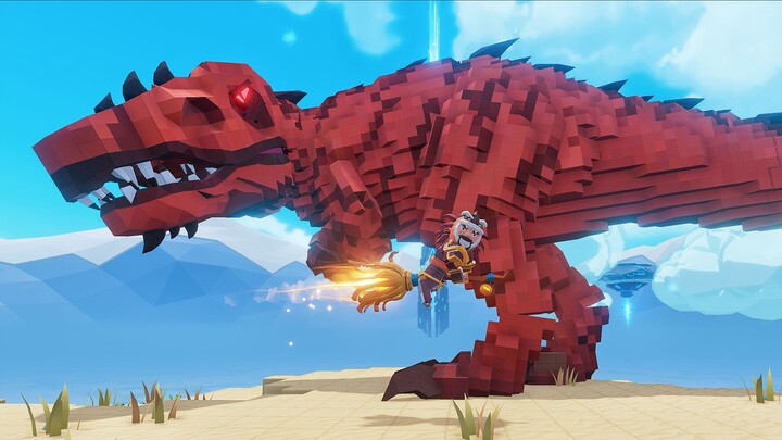 【شامي】 انتصار صعب على ملك الفراشات الشفقية، ومعركة حامية مع التيرانوصور العملاق! فارك أوف سكويرز الح