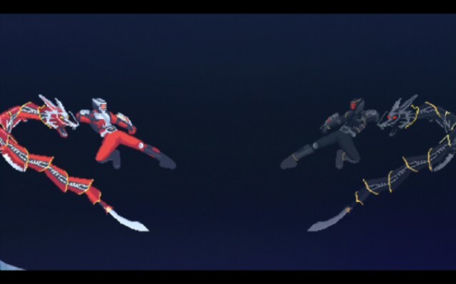 Mugen Kamen Rider's second kick