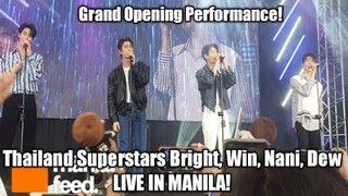 Thai Superstars Bright, Win, Nani, Dew LIVE IN MANILA Grand Opening Number