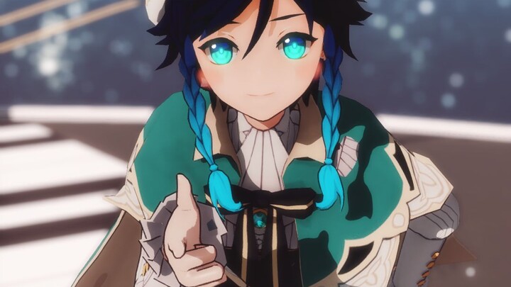 [Genshin Impact MMD] "Did you notice my gaze?" ｱｲｼﾃ·Wendy