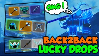 *UNEXPECTED LUCKY DROPS* INSANE BACK TO BACK LUCK // DUNGEON QUEST ROBLOX!