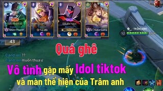 Trâm anh vô tình gặp mấy idol tóc tai và cái kết | Top 1 Batman | Liên quân
