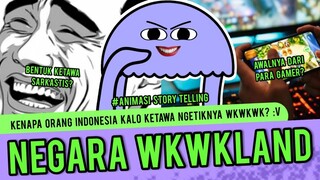 Kenapa Orang Indo Kalo Ketawa Ngetiknya WKWKWK? Ternyata Ini Awalnya! | Animasi Story Telling