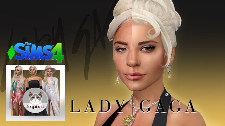 SIMS 4 | CAS |  Lady Gaga 😈💋 Satisfying CC build + CC links