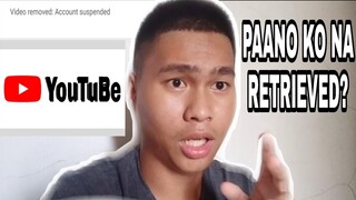 HOW TO RETRIEVED YOUR SUSPENDED ACCOUNT IN YOUTUBE | Tips & Tricks