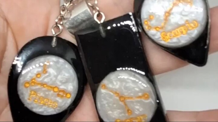 Gold Silver White and Black WATER Signs