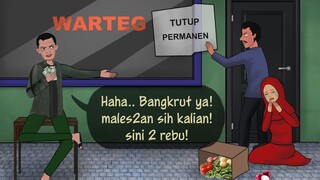 Tukang Parkir Preman - "2 ribu gak buat kamu miskin! Aku yg kaya" #HORORMISTERI | Kartun Hantu