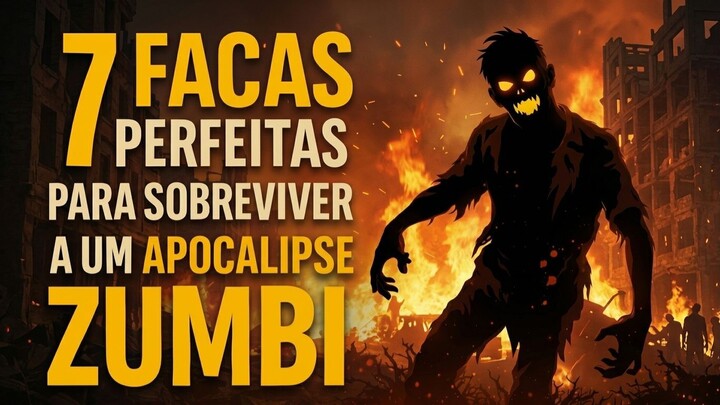 7 FACAS perfeitas para sobreviver a um APOCALIPSE Zumbi.