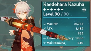 1000 Elemental Mastery Kazuha Toukabou Shigure