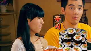 One sushi is equivalent to 4 bowls of rice? Zhanbo probably never wants to see sushi again!