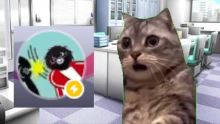 [Cat meme] Văn phòng trang trí Nestlé hài hước gặp phải kẻ lừa đảo