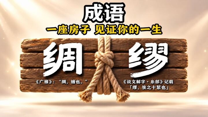 A house, six idioms—telling the story of your life, from hardship to glory!