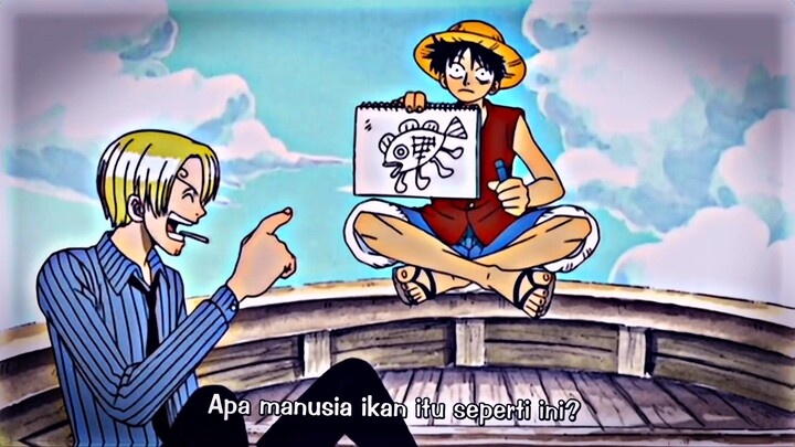 Manusia Ikan Dimata  Luffy🤣