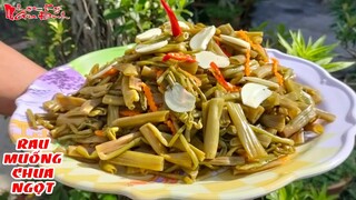 Kinh Nghiệm Lựa Chọn Và Xử Lý Khi Làm Rau Muống Chua Ngọt Vàng Giòn Không Hôi Mủ | NKGĐ
