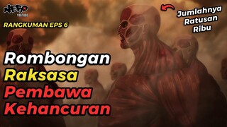 RAKSASARAKSASA YANG MEMUSNAHKAN MANUSIA  ALUR CERITA ANIME ATTACK ON TITAN FINAL