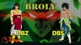 So sánh Broly ngoại truyện (DBZ) và Broly chính truyện (DBS)
