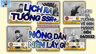 One Punch Man: the strongest - Lịch ra tướng vé đen LSSR 6 tháng tới - Nông dân nên chọn tướng nào?