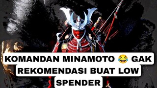 KOMANDAN MINAMOTO 😂 SEBAGUS APA?? F2P PASTI TIDAK AKAN MENDAPATKAN NYA!! #riseofkingdoms#gamermuda