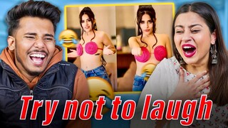 TRY NOT TO LAUGH CHALLENGE vs Nishu !