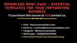 [Download Now] Awai - Essential Templates For Your Copywriting Business