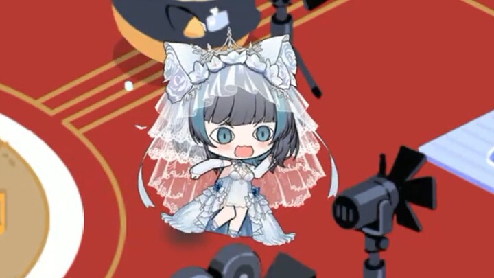 哪有新娘抛花束然后自己跑去接的啊？💐