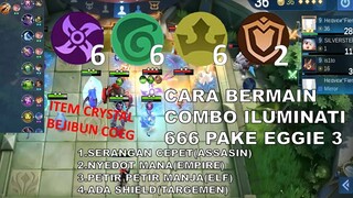 CARA MAIN COMBO ILUMINATI PAKE EGGIE !! MUSUH AUTO PULANG KAMPUNG !! SYNERGY RAME BANGET !!