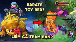 Tốp Mỡ | LIẾM CẢ TEAM BẠN VỚI "BA MỠ" BARATS: KHỦNG LONG ĐỒ CHƠI!! | MLBB