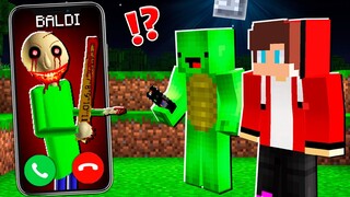 Why Creepy Baldi CALLING to MIKEY and JJ at 3:00 am ? - in Minecraft Maizen